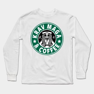 KRAV MAGA AND COFFEE - FUNNY KRAV MAGA Long Sleeve T-Shirt